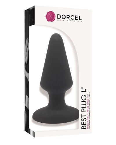 Анальная пробка Dorcel Best Plug L мягкий soft-touch силикон, макс. диаметр 5,1см