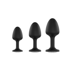 Анальна пробка Dorcel Geisha Plug Diamond L з кулькою всередині, створює вібрації, макс. діаметр 4 с