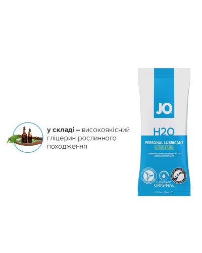 Набор лубрикантов Foil Display Box – JO H2O Lubricant – Original – 12 x 10ml