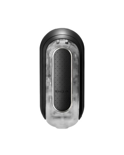 Мастурбатор Tenga Flip Zero Electronic Vibration Black, змінна інтенсивність, розкладний