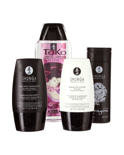 Подарочный набор Shunga NAUGHTY Cosmetic Kit: смазка и стимулирующие средства для него и для нее