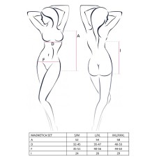 Костюм зайчика MAGNETICA SET black XXL/XXL - Passion, вушка і боді