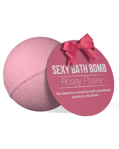 Супер-бомбочка для ванны Dona Bath Bomb - Rosey Posey (128 гр), приятный аромат розы