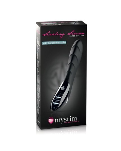 Вибратор с электростимуляцией Mystim Sizzling Simon eStim Black, миостимулятор