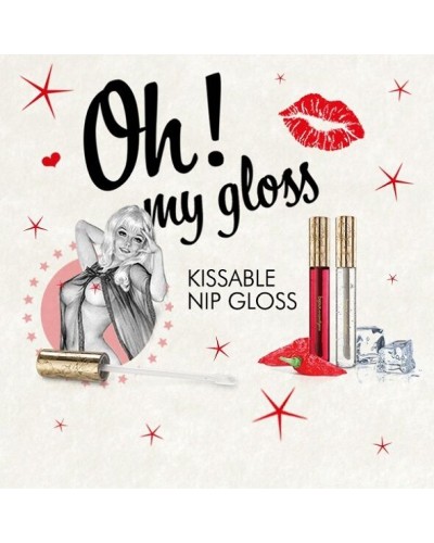 Набор блесков для сосков Bijoux Indiscrets Kissable Nip Gloss DUET (2х13 мл) 