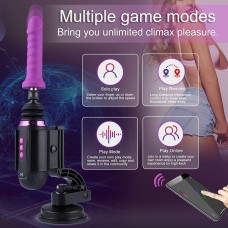 Міні секс-машина Hismith Mini Capsule Sex-Machine with Strong Suction APP, дуже потужна, перезаряджа