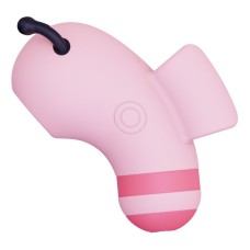 Вакуумний стимулятор із мікрострумами CuteVibe Beebe Pink, на палець