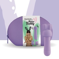 Міні-вібратор FeelzToys Magic Bunny Purple з двома насадками