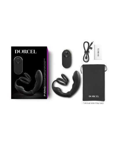 Массажер простаты Dorcel P-Ring с эрекционным кольцом и пультом ДУ