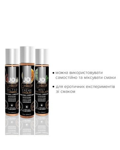 Набор System JO Tri-Me Triple Pack - Gelato (3 х 30 мл) три разных вкуса серии Джелато