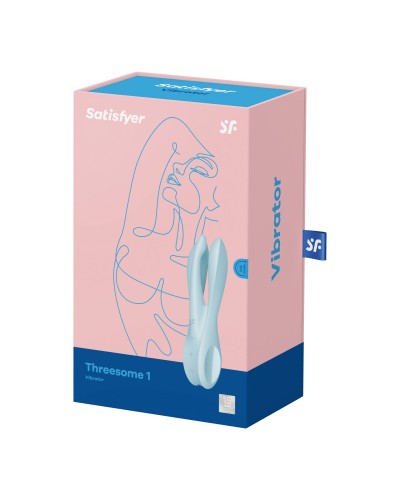 Кліторальний вібратор Satisfyer Threesome 1 Light Blue