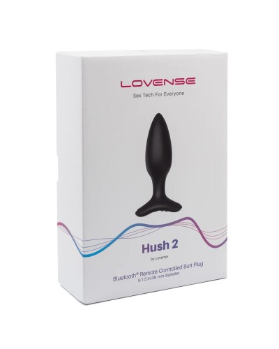 Анальна смарт вібропробка Lovense Hush 2, розмір S