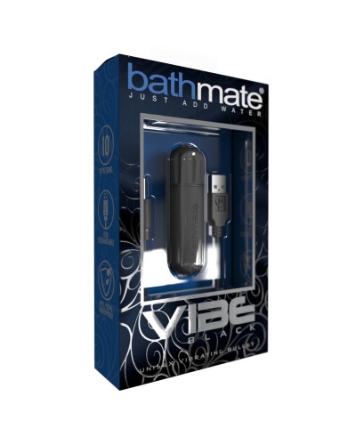 Вибропуля Bathmate Vibe Bullet Black, глубокая мощная вибрация