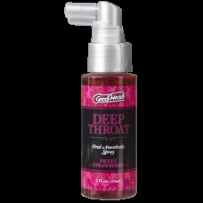 Спрей для мінету Doc Johnson GoodHead DeepThroat Spray - Sweet Strawberry 59 мл для глибокого мінету