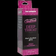 Спрей для мінету Doc Johnson GoodHead DeepThroat Spray - Sweet Strawberry 59 мл для глибокого мінету