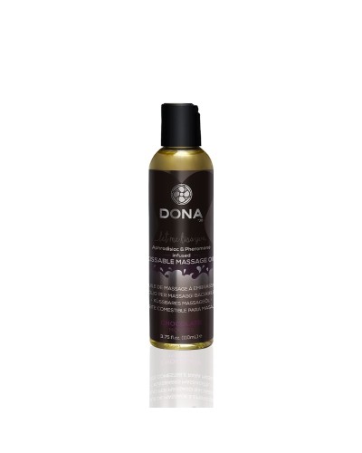 Массажное масло DONA Kissable Massage Oil Chocolate Mousse (110 мл) можно для оральных ласк