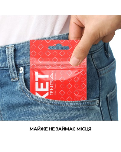 Мастурбатор TENGA Pocket Block Edge