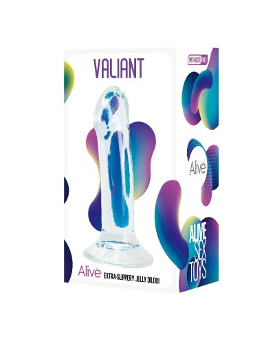 Прозрачный фаллоимитатор Alive Valiant Jelly Dildo