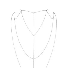 Ланцюжок для спини Bijoux Indiscrets Magnifique Back and Cleavage Chain - Silver, прикраса для тіла