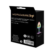 Металева анальна пробка MAI Attraction Toys №72 Rainbow