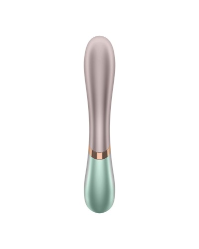 Смарт вібратор-кролик із підігрівом Satisfyer Hot Lover Green