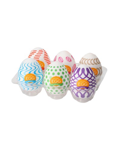 Набор яиц-мастурбаторов Tenga Egg Wonder Pack (6 яиц)