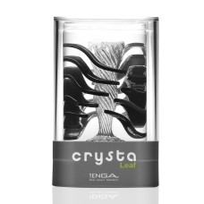 Мастурбатор TENGA Crysta Leaf, уникальный рельеф, стимулирующие лепестки, прозрачный материал