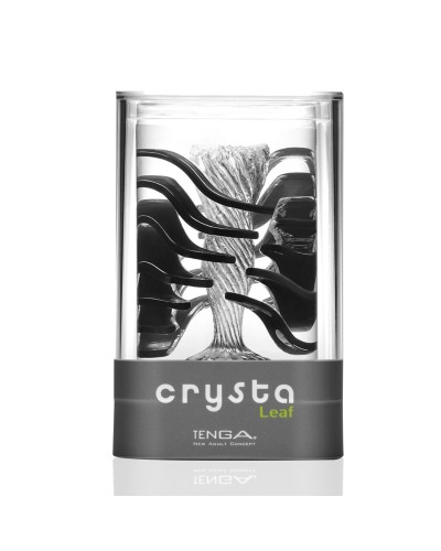 Мастурбатор TENGA Crysta Leaf, уникальный рельеф, стимулирующие лепестки, прозрачный материал