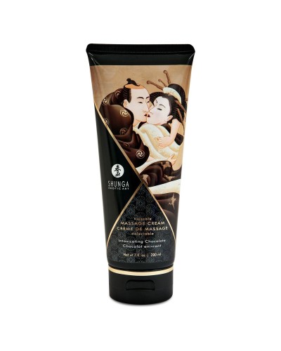 Їстівний масажний крем Shunga Kissable Massage Cream – Intoxicating Chocolate (200 мл)