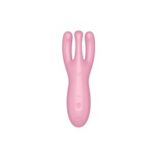 Кліторальний смарт вібратор Satisfyer Threesome 4 Pink з трьома пальчиками