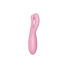 Кліторальний смарт вібратор Satisfyer Threesome 4 Pink з трьома пальчиками
