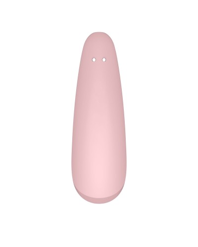 Вакуумный клиторальный стимулятор Satisfyer Curvy 2+ Pink с управлением через интернет