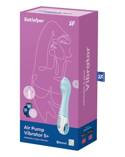 Смарт-вібратор точки G Satisfyer Air Pump Vibrator 5+, надувається