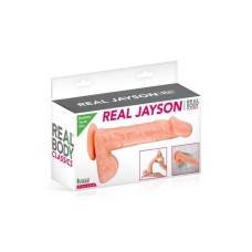 Фалоімітатор Real Body — Real Jayson Flesh, TPE, діаметр 4 см