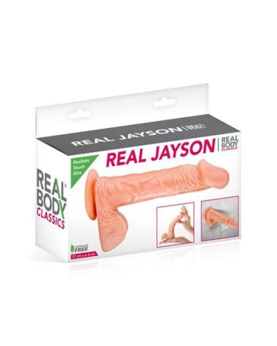 Фалоімітатор Real Body — Real Jayson Flesh, TPE, діаметр 4 см