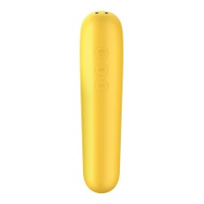 Смарт вибратор и вакуумный стимулятор 2-в-1 Satisfyer Dual Love Yellow