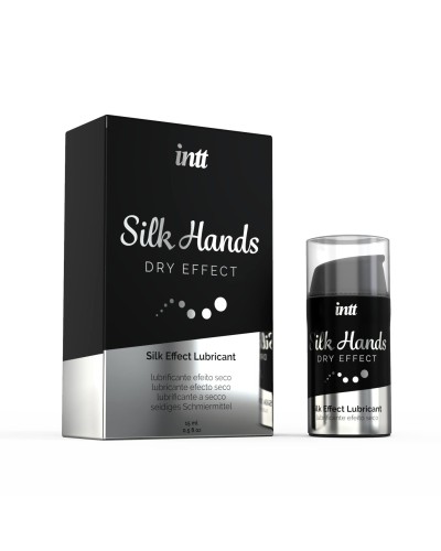 Ультрагуста силіконова змазка Intt Silk Hands (15 мл) з матовим ефектом, шовковистий ефект