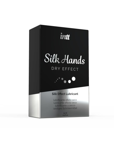 Ультрагуста силіконова змазка Intt Silk Hands (15 мл) з матовим ефектом, шовковистий ефект