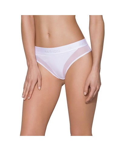 Трусики з прозорою вставкою Passion PS002 PANTIES white, size M