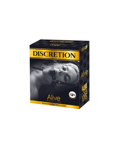 Воздухопроницаемый кляп Alive Discretion Black