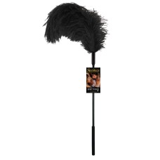 Перо страуса Sportsheets Ostrich Tickler Черное, для изысканных ласк