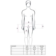 Чоловічий еротичний костюм офіціанта Passion 021 BODY XXL/XXXL: дуже відвертий боді