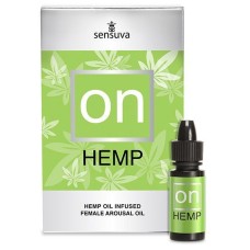 Возбуждающе капли для клитора Sensuva - ON for Her Hemp Infused Arousal Oil 5 мл (м'ята упаковка)