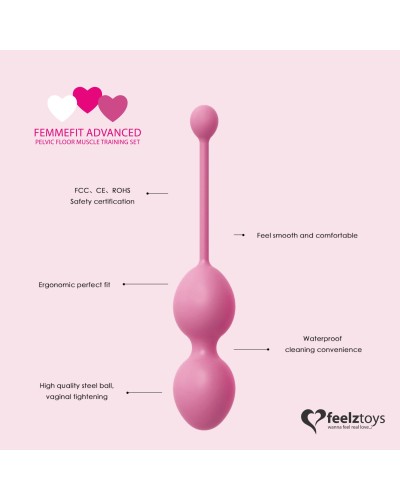 Набор вагинальных шариков для продвинутых FeelzToys - FemmeFit Advanced Pelvic Muscle Training Set