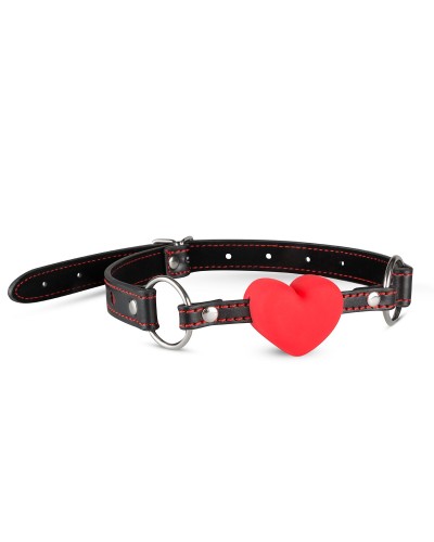 Силиконовый кляп в виде сердца Whipped - Heart Ball Gag