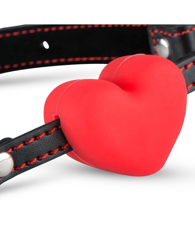 Силиконовый кляп в виде сердца Whipped - Heart Ball Gag