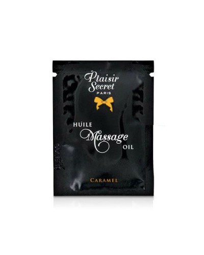 Пробник масажної олії Plaisirs Secrets Caramel (3 мл)