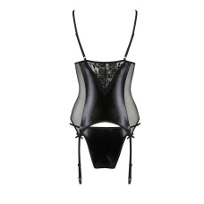 Корсет под кожу ASUNA CORSET black XXL/XXXL Passion