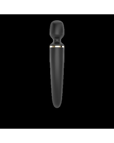 Вібромасажер Satisfyer Wand-er Woman (Black/Gold), водонепроникний, потужний, розмір XXL