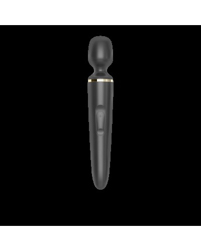 Вібромасажер Satisfyer Wand-er Woman (Black/Gold), водонепроникний, потужний, розмір XXL